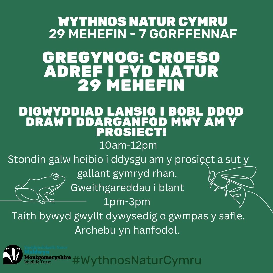 Gregynog Croeso Adref i Fyd Natur